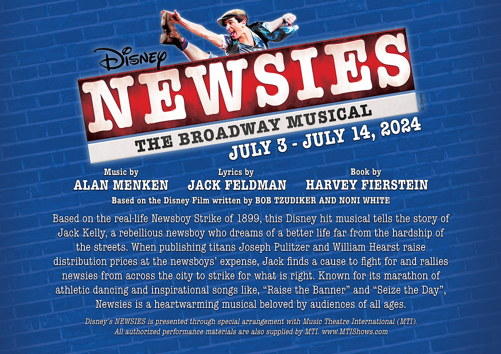 Newsies Interlakes Theatre, Meredith NH NH Lakes Region Tourism